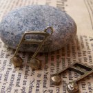 10 pcs of Antique Bronze Music Note Charms 13x26mm A1699