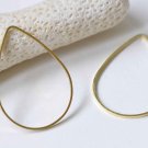 20 pcs Antique Gold Tear Drop Teardrop Frame Rings 21x30mm A9020