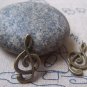 20 pcs Antique Bronze Treble Clef Music Note Charms  12x23mm A4860