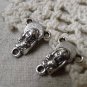 20 pcs Antique Silver Nun Maria Three Loops Connectors Charms A6033