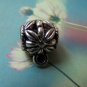 20 pcs Antique Silver Flower Necklace Drum Bail Charms 10mm A5711