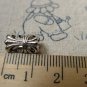 20 pcs Antique Silver Flower Tube Beads Connectors 7x12mm A6437