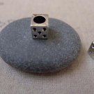 20 pcs Antique Silver Gambling Dice Cube Beads 7mm A7498
