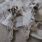 50 pcs of Silver Tone Cross Charms 11x21mm A6250