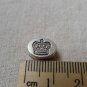 20 pcs Antique Silver Rondelle Crown Spacer Beads 9x11mm A6642