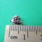 20 pcs Antique Silver Rondelle Heart Beads 7x9mm A904