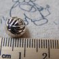 20 pcs Antique Silver Round Embossed Rose Flower Beads A5724