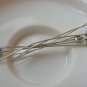 20 pcs Antique Silver Star Pins Headpins - 22G - 52mm A5630