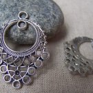20 pcs Antique Silver Teardrop Chandelier Earring Pendants A1064