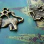 10 pcs Antique Bronze Leo Lion Constellation Charms 20x24mm A628