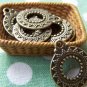 10 pcs Antique Bronze Round Circle Rings  A433