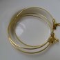 20 pcs Gold Tone Earwire Round Earring Hoops  35mm A6138