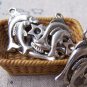 10 pcs Antique Silver Pisces Fish Constellation Charms 18x25mm A1145