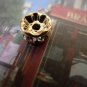 20 pcs Rose Gold Rondelle Clear Rhinestone Spacer Beads 8mm A7436