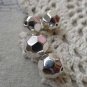 20 pcs Silver Plastic Acrylic Faceted 3D Beads 12mm A6685