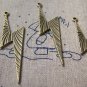 10 pcs of Antique Bronze Lightning Bolt Charms Double Sided A1621
