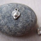 100 pcs Antique Silver Head Shaped Decoration Charms 7x12mm A1182