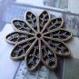 20 pcs Antique Bronze Snowflake Connectors Charms  25mm A7725