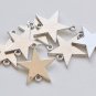 20 pcs of Antique Silver Star Connector Charms Pendants 28mm A6839