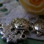 30 pcs Antique Silver Lovely Sun Face Charms 15mm A6580