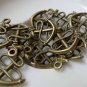 30 pcs of Antique Bronze Coiled Anchor Charms 18x24mm A6904