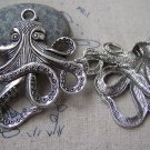 4 pcs of Antique Silver Huge Octopus Pendants 57x59mm A2919