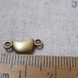 50 pcs Antique Bronze Crescent Moon Connector Charms 6x15mm A5211