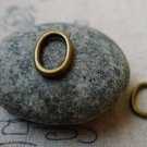 20 pcs of Antique Bronze Smooth Oval Link Rings 10x14mm A5457