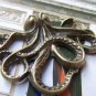 6 pcs of Antique Bronze 3D Octopus Charms Pendants 36x44mm A643