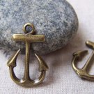 Anchor Charms Antique Bronze 15x23mm Set of 20 pcs A5765