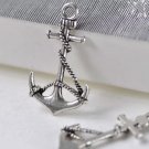 Antique Silver Anchor Charms 19x33mm Set of 10 pcs A7897