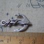 Antique Silver Coiled Anchor Charms Pendants 17x26mm Set of 10 A4768