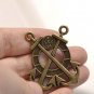 Double Anchor Life Ring Charm Pendants Antique Bronze/Silver Set of 5 Bronze A8302
