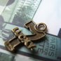 Number 7 Charms Antique Bronze 10x18mm Set of 10 pcs A1775