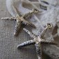 Starfish Charms Antique Silver Sea Star Pendants Set of 20 A3998