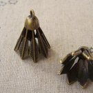 10 pcs Antique Bronze Badminton Shuttle Pendants 18x27mm A5233