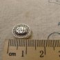 20 pcs of Antique Silver Oval Embossed Rondelle Flower Beads A6211