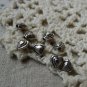 20 pcs of Antique Silver Rondelle 3D Heart Beads 6mm A5564