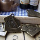 10 pcs Antique Bronze Love Letter Mail Envelope Charms A2007