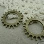 10 pcs Antique Bronze Mechanical Watch Movement Gear Charms A5883