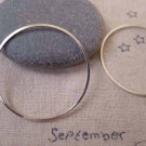 20 pcs of Platinum Tone Brass Seamless Rings 30mm 20gauge A7372