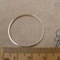20 pcs of Platinum Tone Brass Seamless Rings 30mm 20gauge A7372
