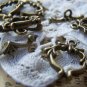 20 sets of Antique Bronze Lovely Toggle Clasps A226
