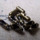200 pcs Antique Bronze Bead Chain Connector Clasps  A868