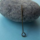 200 pcs Antique Bronze Eye Pins Eyepins 24mm 22G A2859