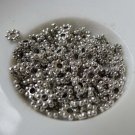 200 pcs Antique Silver Daisy Spacer Beads 5mm A6652