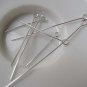 200 pcs Silver Plated Iron Standard Eyepins Various Sizes Available 20mm A6939