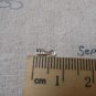200 pcs Silvery Gray Tiny Fold Over Crimp Head Clasps 7mm A7233