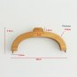 20cm ( 8"") Retro Purse Frame / Wood Purse Frame With Screws Wood