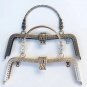 20cm (7"") Flower Sewing Purse Frame With Handle Four Colors Available Bronze